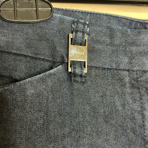 Express | Dark Blue Editor Jeans | Slack Style Pants | Business Fashion Size 00R - Picture 5 of 11